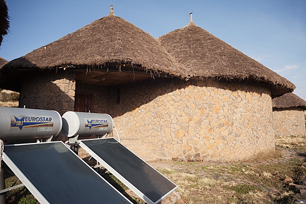  Solar panels, Simien Lodge, Simien Mountains National Park; Amhara region, Ethiopia 